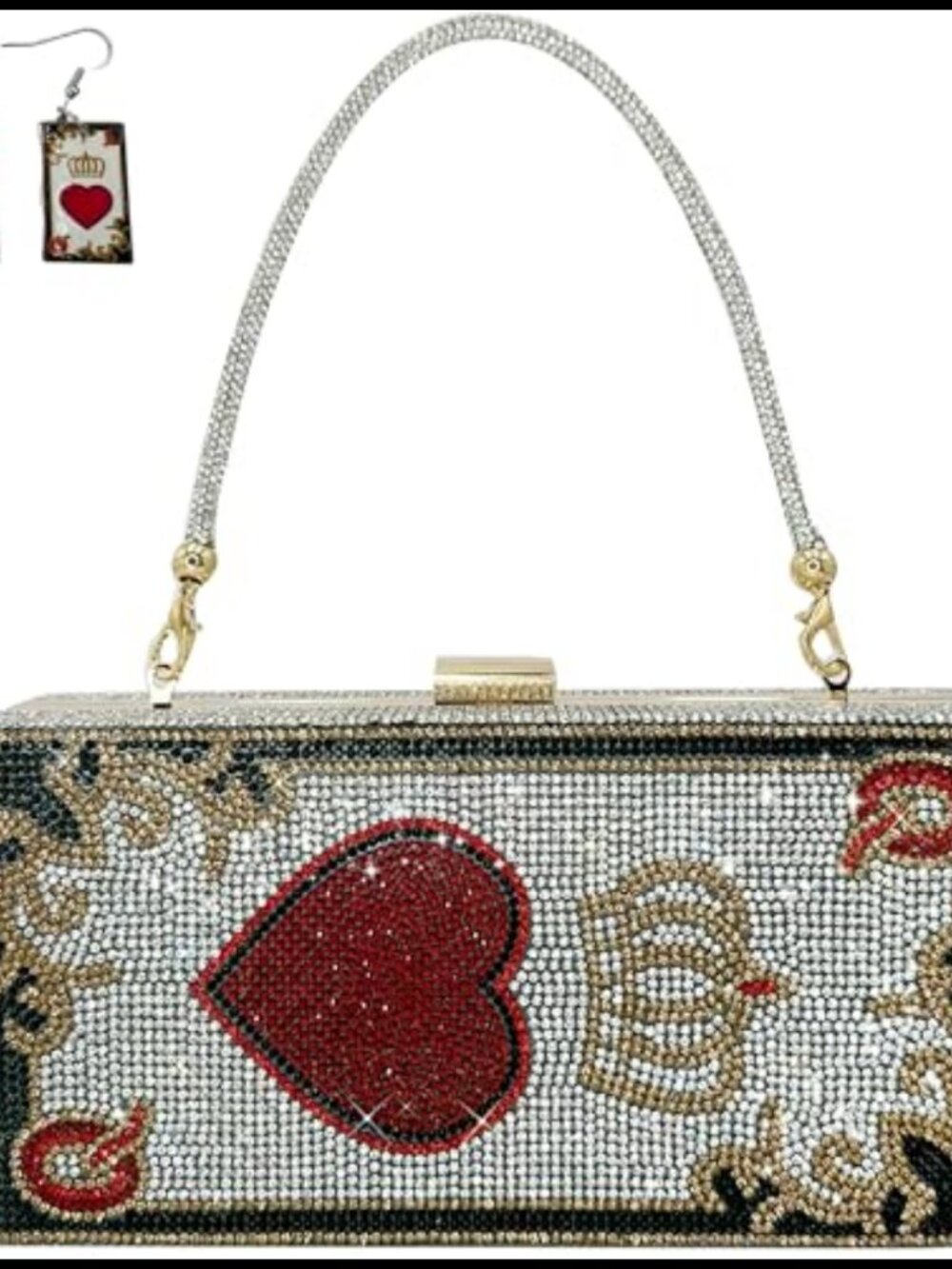 MAYIFDO Diamond Crystal Evening Clutch Rhinestone Bling Party Clutch